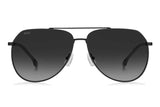 Hugo Boss Grey Shaded Pilot Men's Sunglasses