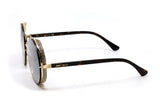 Jimmy Choo Dark Grey Shaded Round Ladies Sunglasses