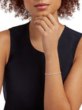 6 CTW Created Moissanite Tennis Bracelet in 18k Yellow Gold Plate Round