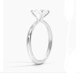1ctw Princess-Cut Engagement Diamond Ring in 14k White Gold