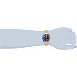 Invicta Men's Pro Diver Quartz 3 Hand Blue Dial Stainless Steel Watch