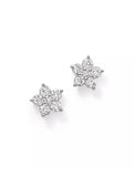 2.00ctw 5 Stone Created Moissanite Flower Earrings