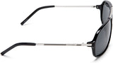 Carrera Polarized Pilot Black/Grey Sunglasses 65mm, 100% UV Protection