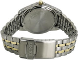 Seiko Silver & Gold Men's Stainless Steel Watch, 41mm