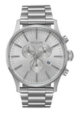 Nixon Men's The Sentry Chrono Silver Watch (A386-1920)