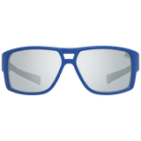 Timberland Men's Blue Rectangular Sunglasses