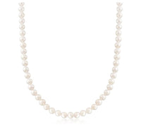 Natural Freshwater Pearl 18 Inch Necklace with 14k Gold