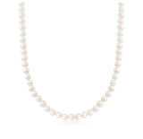 Natural Freshwater Pearl 18 Inch Necklace with 14k Gold