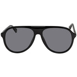 Polaroid Unisex Black Aviator/Pilot Sunglasses