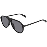 Polaroid Unisex Black Aviator/Pilot Sunglasses