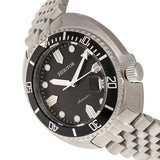 Heritor Automatic Matador Box Set with Interchangeable Bands and Date Display - Black/Silver - HERHR9301