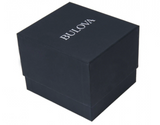 Bulova Crystal Turn Style Blue Mother of Pearl Dial Ladies Watch