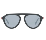 Diesel Matte Black Smoke Mirror Sunglasses