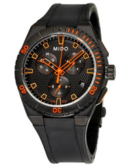Mido Ocean Star Captain Chronograph Black Dial Divers Mens Watch