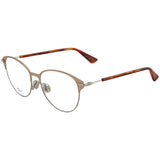 DIOR Ladies Metal Rose Gold Tone Oversized Eyeglass Frames