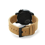 Nixon Ranger 40 Leather Watch, Black / Gunmetal