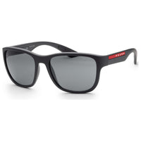 Prada Linea Rossa Prada Sport Grey Mirror Black Men's Sunglasses
