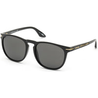 Longines Shiny Black and Gold Frame Sunglasses