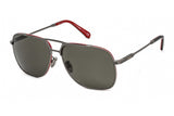 Omega Gunmetal Smoke Polarized Men's Sunglasses