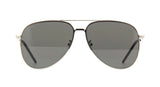 Saint Laurent Grey Aviator Unisex Sunglasses