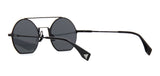 Fendi Eyeline Gray Round Unisex Sunglasses