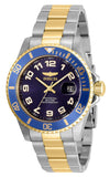 Invicta Men's Pro Diver Quartz 3 Hand Blue Dial Stainless Steel Watch