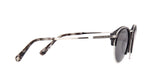 Omega Black and Silver Frame Sunglasses