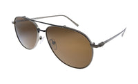 Salvatore Ferragamo Brown Pilot Men's Sunglasses