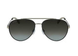Salvatore Ferragamo Polarized Grey Gradient Aviator Sunglasses, 100% UV Protection