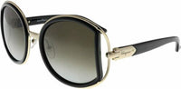 Salvatore Ferragamo Grey Gradient Round Sunglasses