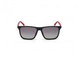 Timberland Men's Black Rectangular Sunglasses