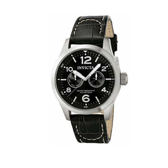 Invicta Force Black Dial Stainless Steel Men's Watch