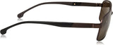 Carrera Polarized Bronze Rectangular Men's Sunglasses