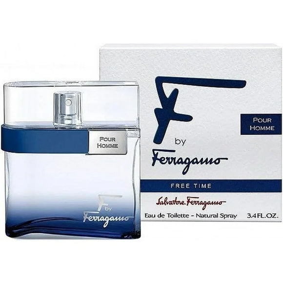 F By Ferragamo Free Time EDT Mens Spray 3.3 oz