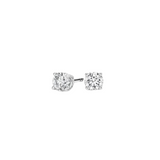 .15ctw Lab Grown Diamond Earrings Set in Sterling Silver