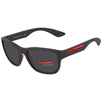 Prada Linea Rossa Grey Square Men's Sunglasses