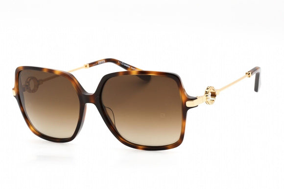 Omega Havana Frame Gradient Brown Sunglasses
