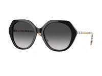 Burberry Vanessa Grey Gradient Geometric Ladies Sunglasses