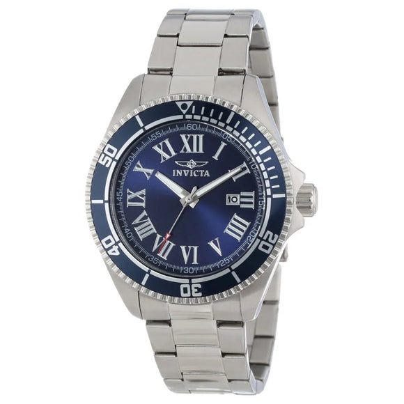 Pro Diver Navy Dial Stainless Steel Men's Watch