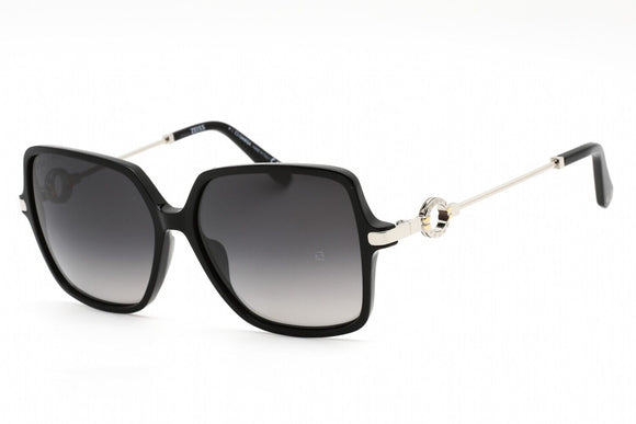Omega Shiny Black Frame Sunglasses