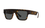 Versace Dark Grey Browline Men's Sunglasses
