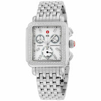 Michele Deco Day Mother of Pearl Dial Diamond Ladies Watch