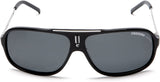 Carrera Polarized Pilot Black/Grey Sunglasses 65mm, 100% UV Protection