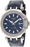Tissot Men's Automatic T-Race Stainless Steel Black and Blue Sports Watch 115.407.17.041.00