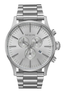Nixon Men's The Sentry Chrono Silver Watch (A386-1920)