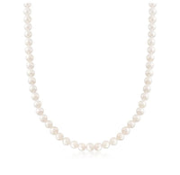 Natural Freshwater Pearl 18 Inch Necklace with 14k Gold