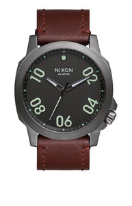 Nixon Men's 45 Ranger Watch with Leather Strap A466-1099-00