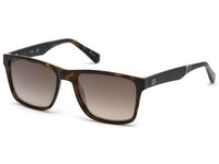 Guess Dark Havana 56mm Black Brown Gradient Square Sunglasses