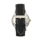 Heritor Automatic Landon Semi-Skeleton Leather-Band Watch