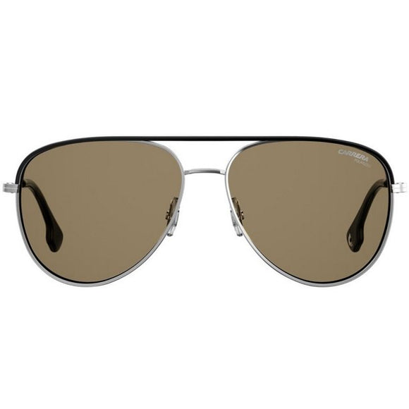 Carrera Men's Silver Tone Round Sunglasses 209/S 084J SP 58